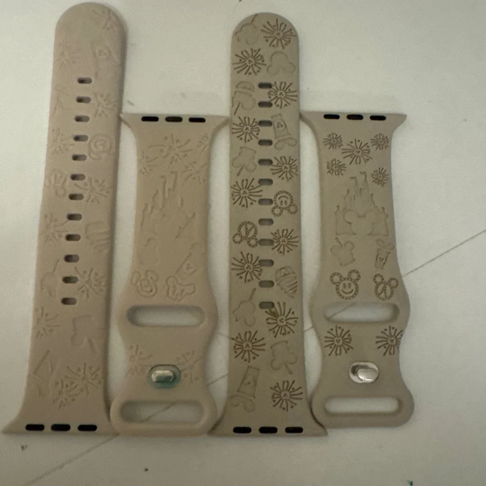 Unisex Unbranded Disney Theme Beige Watch Band, One Size